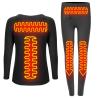 Buy cheap Female Winter Battery Heating Base Layers Thermal Long Underwear Two Piece Suit from wholesalers