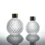 Cylinder Transparent Glass Diffuser Bottle 200ml Aromatherapy Oil Bottle