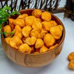 Hot Sell Chili Plum-shaped Roasted Peanut Crackers Spicy Crunchy Coated Peanuts