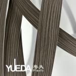 Dark Brown Wood Grain Plastic Edging Tape Edge Banding Strips Moisture Proof