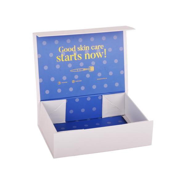Buy cheap 1mm Luxury Perfume Packaging Boxes , Cosmetic Paper Boxes With Golden Hot Stamping Logo from wholesalers