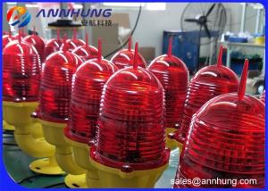 Buy cheap LED Single Aircraft Warning Light On Towers Aluminum Alloy Steady Burning from wholesalers