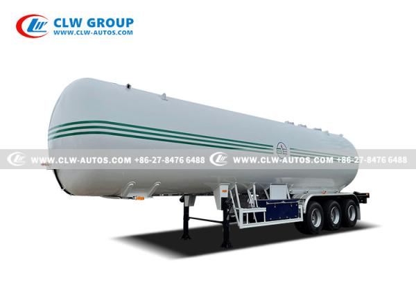 Buy cheap 49.6CBM LPG Transport Tanker Propane Delivery Trailer from wholesalers