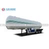 Buy cheap 49.6CBM LPG Transport Tanker Propane Delivery Trailer from wholesalers