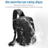 Buy cheap Factory wholesale custom logo business multifunctional waterproof anti theft sling bag men's chest bag from wholesalers
