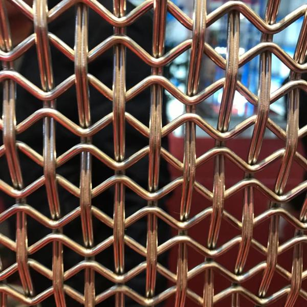 201 Stainless Steel Spiral Decorative Metal Mesh Curtains Popular Hotel Lobby