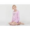 Buy cheap Pink Ladies Long Sleeve Nighties / Womens Summer Nightgowns Heart Shape Placement Print from wholesalers