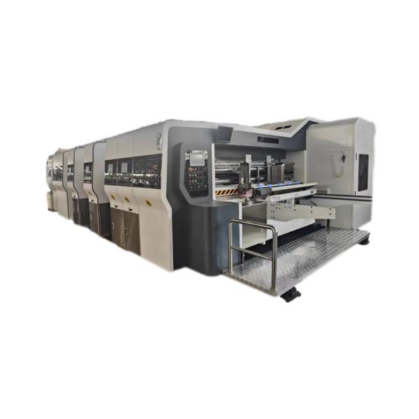 5000 KG Capacity Fully Automatic Corrugated Carton Die Cutting Flexo Printing