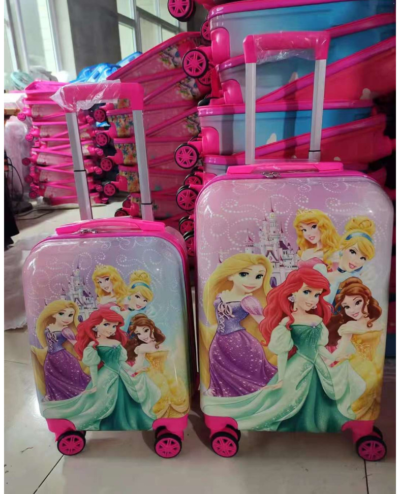 Customized Cartoon Suitcase Children Rolling Luggage Bag Kids Trolley Case Suitcase