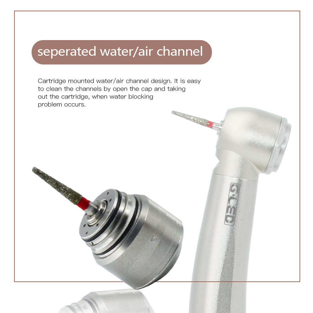 Turbine Powered Dental Handpiece Unit With Generator LED Light