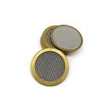 Wrapped 15mm 201ss Round Mesh Filter Plain Dutch Twill Weave