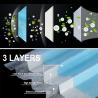 Buy cheap Eco - Friendly Disposable Non Woven Face Mask 3 Ply High Filtration Efficiency from wholesalers