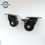 800lbs Polyurethane Heavy Duty Roller Wheels Retractable Workbench Casters