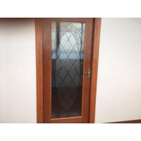 Buy cheap Wooden Art Glass Panels Acid Etched Triple Layers Finished Surface product