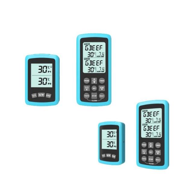 Buy cheap Wireless remote control dual probes meat cooking thermometer for kitchenware from wholesalers