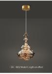 Nordic Full Copper Lamp Luxury Post-modern Crystal Chandelier(WH-AP-554)