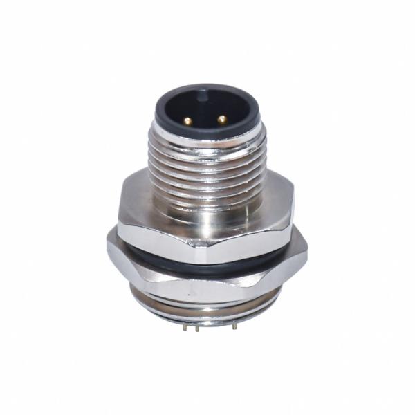 Buy cheap CuZn PA AWG24 M12 Waterproof Connector PA66 M12 Screw Connector from wholesalers
