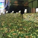 Customized high quality camouflage net waterproof and flame retardant woodland