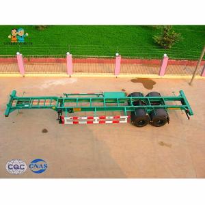 Buy cheap Steel Q345B Skeletal 3 Axles 40ft Container Carrier Trailer product