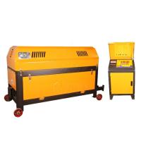 Buy cheap Automatic Rebar Straightening Machine , Mini Steel Bar Straightener And Cutter product