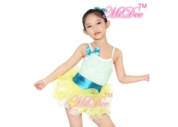 Quality MiDee Child Ballet Dance Costumes Lovely Party Dress Spandex Polyester for sale