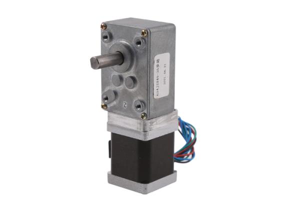 Buy cheap Nema 14 Stepper Motor Gear Reduction Worm Gear DC Motor 12V Synchronizable Self Locking from wholesalers