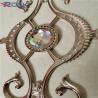 Buy cheap Rose Gold Georgian Bar Flower Electroplating Georgian Bar Glass For Upvc Doors from wholesalers