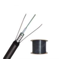 Buy cheap Steel Wire 6f Aerial Optical Fibre Cable HDPE PE Outer Sheath product