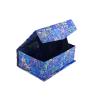 Buy cheap Navy Blue Square Magnetic Gift Box , Foldable Paper Boxes With Bowtie from wholesalers
