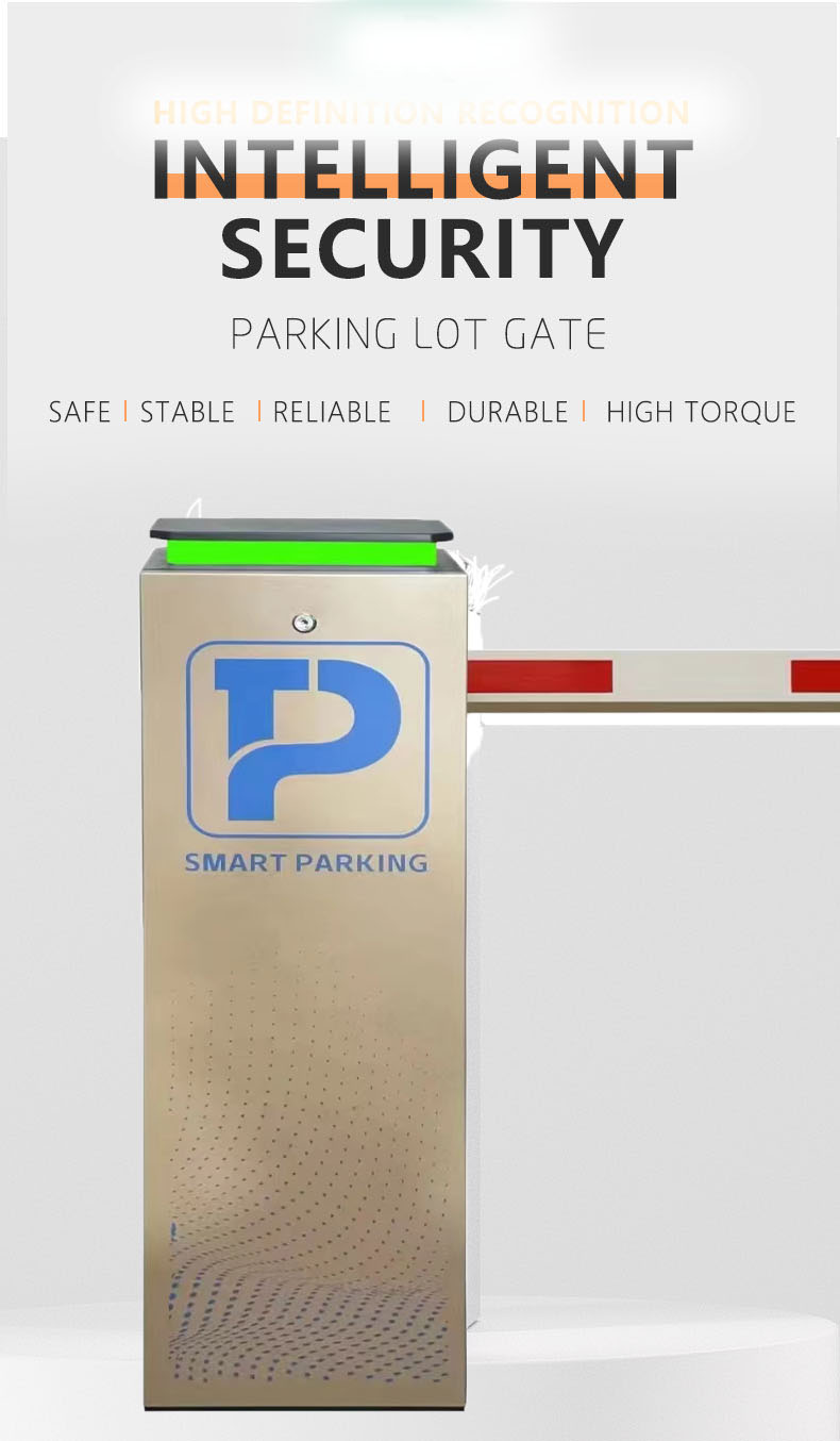 18B Automatic Flap Gate Parking Car Stop Toll Barrier Gate 140W Power Supply