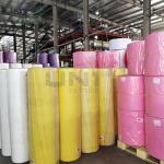 100% Polyester PP Spunbond Non Woven Fabric With Rolls Packing Accept OEM / ODM