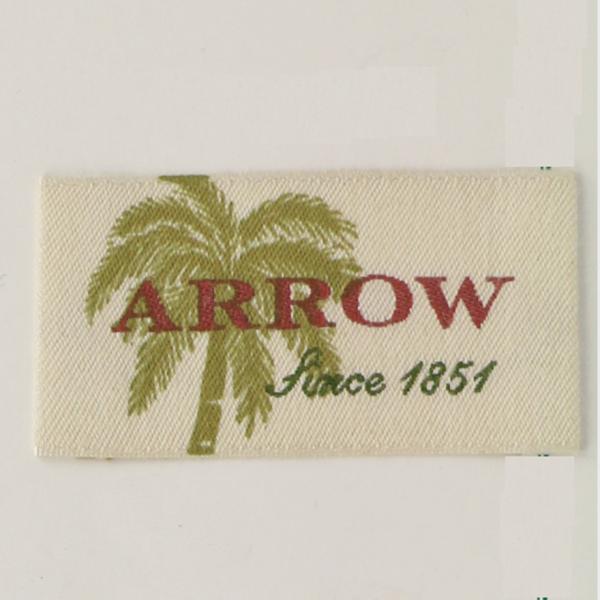 Buy cheap Personalized Satin Sewing Woven Neck Labels For T Shirts 3/4" X 2 1/2" from wholesalers