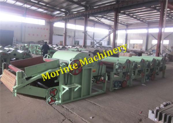 5 rollers cotton waste recycling machine garment waste tearing machine for felt