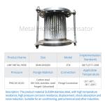 High Pressure Flexible Stainless Steel Hose Metal Bellows Couplings PN10-PN40