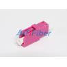 Buy cheap LAN Network OM4 Purple Color Fiber Optic Adapter with PBT Housing from wholesalers