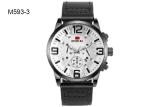 Big Dial Calendar Men's Quartz Watch For Business Work School Outdoor PU Strap