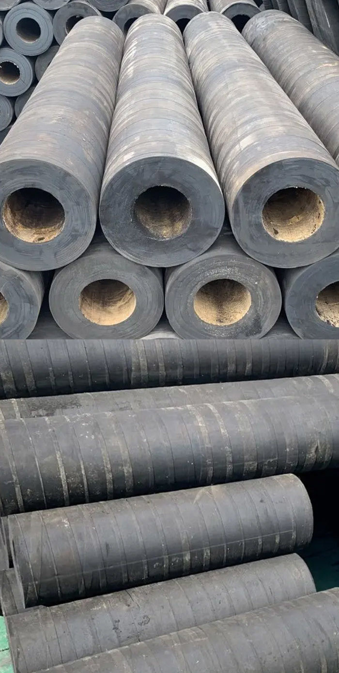 Hollow Cylindrical Bow Stern Cylinder Rubber Fender For Boats And Port