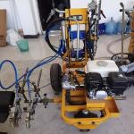 Airless Cold Paint Spraying Road Traffic Line Painting Equipment 4x4x4 Feet