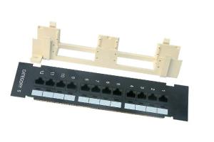Wholesale Wall-Mount Cat5e Patch Panel,12 port, 568B, RJ45 Ethernet from china suppliers