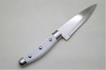 Different Size Chef Knife With Plastic Handle White Color 5inch 6inch 7inch