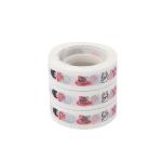 BOPP Film Clear Acrylic Tape 1000 Inches Length Office Home School