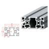 Buy cheap 6063 T5 50100 Series Aluminum Extrusion Profiles T Slot For Equipment Frame from wholesalers