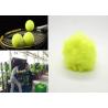 Buy cheap 9Dx64mm Triangle Polyester Staple Fiber Shiny Green Color For Tennis Ball Cloth from wholesalers