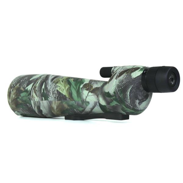 Buy cheap 22-66x80 HD waterproof camo spotting scope bak4 prism 80mm lens FMC outdoor Hunting astronomy Watching bird outdoor mono from wholesalers