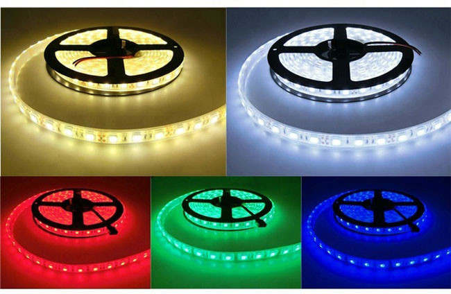 Flexible LED Strip Lighting Waterproof , Outdoor Decoration Dimmable LED Strip Lights