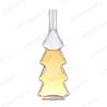 Buy cheap Glass Collar Frosted Clear Decorative Blown Fancy Liquor Wine Bottles for Requirements from wholesalers