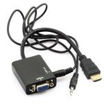 Buy cheap 1080p Hdmi Male to VGA Female with Audio Cable Converter Adapter for HDTV PC from wholesalers