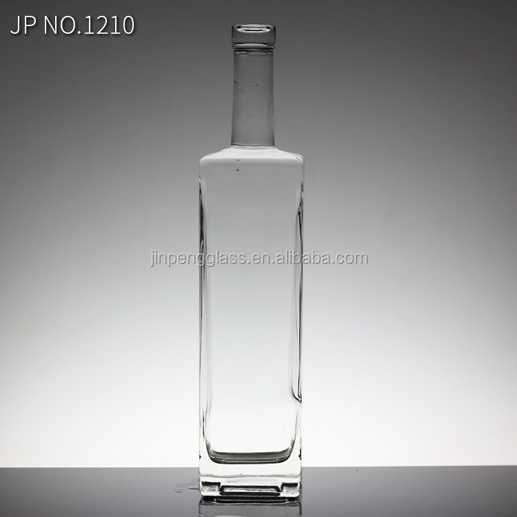 Super Flint Bottle Crystal Glass Brandy Bottle With Screw Cap For Your Requirements