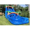 Buy cheap Purple Kids Water Slide Inflatable Water Pool Play Water Games Inflatable Slide from wholesalers