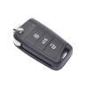 Buy cheap Black Volkswagen Golf Flip Key 5G0 959 753 BA 3 Button 433 Mhz ID 48 from wholesalers